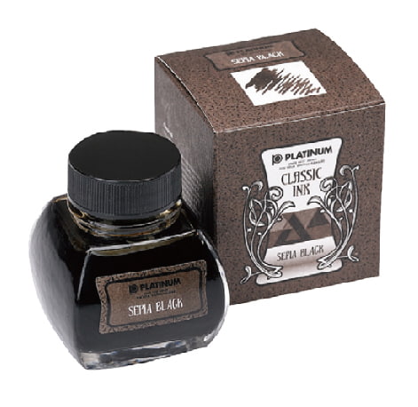 Platinum - Tintero 60 ml - Sepia Black - CLASSIC INK