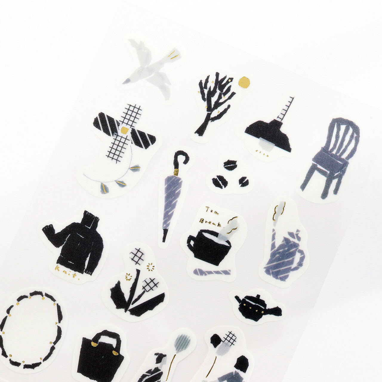 SAIEN - Pegatinas - Monocromo J-261 - MikiTamura