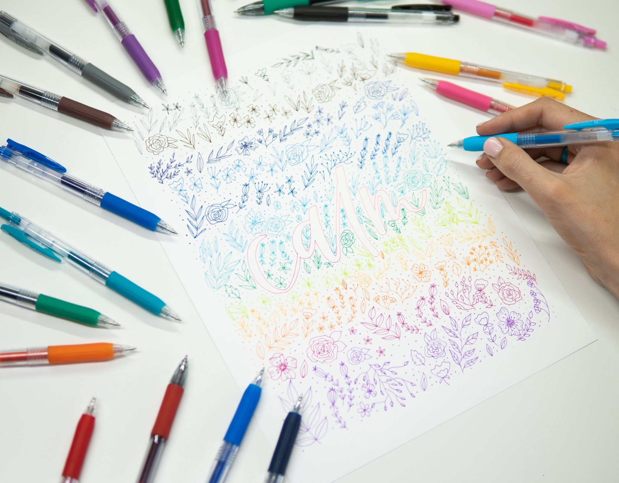 Zebra - Bolígrafo 0.5mm SARASA DecoShine - Rosa