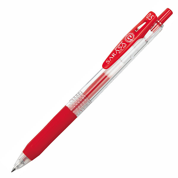 Zebra - Bolígrafo 0.5mm SARASA Clip - Rojo
