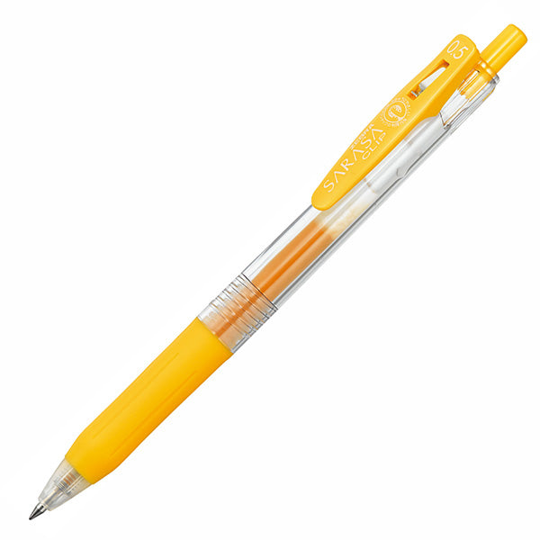 Zebra - Bolígrafo 0.5mm SARASA Clip - Amarillo