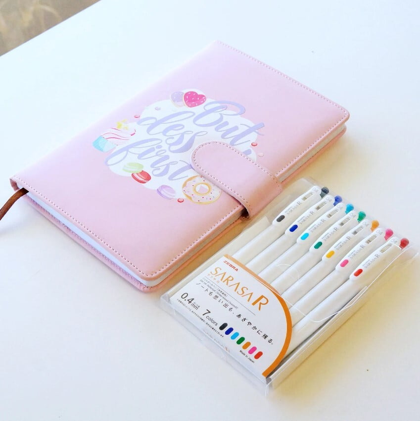 Zebra - Set 7 Bolígrafos 0.4mm SARASA R