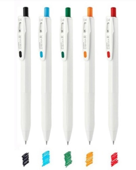 Zebra - Set 5 Bolígrafos 0.4mm SARASA R - Ciencias