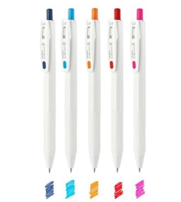 Zebra - Set 5 Bolígrafos 0.4mm SARASA R - Inglés