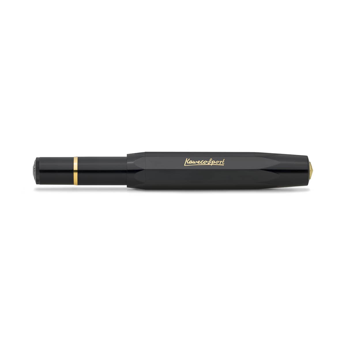 Kaweco - Pluma Estilográfica - Piston Sport CLASSIC - Black/Gold