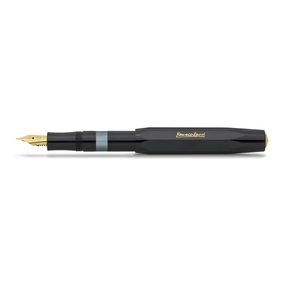 Kaweco - Pluma Estilográfica - Piston Sport CLASSIC - Black/Gold