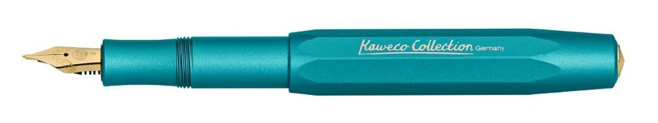 Kaweco - Pluma Estilográfica - COLLECTION Aluminio - Iguana Blue