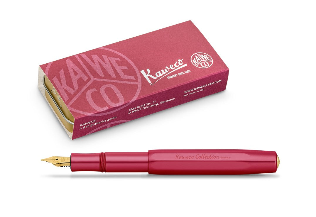 Kaweco - Pluma Estilográfica - COLLECTION Aluminio - Ruby