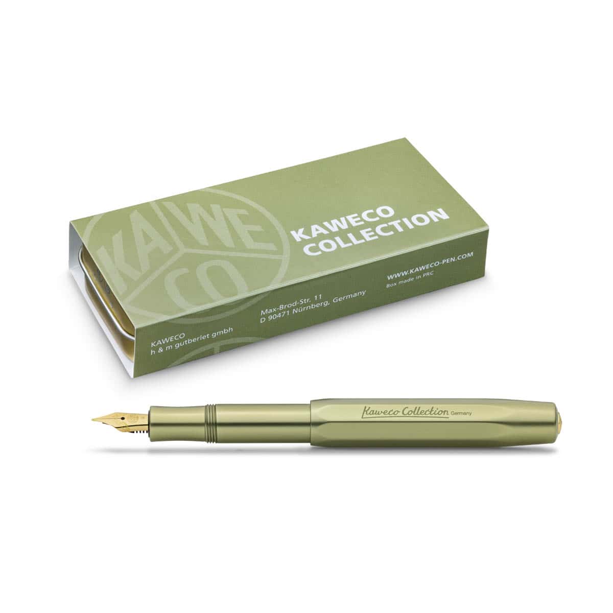 Kaweco - Pluma Estilográfica - COLLECTION Aluminio - Olivine