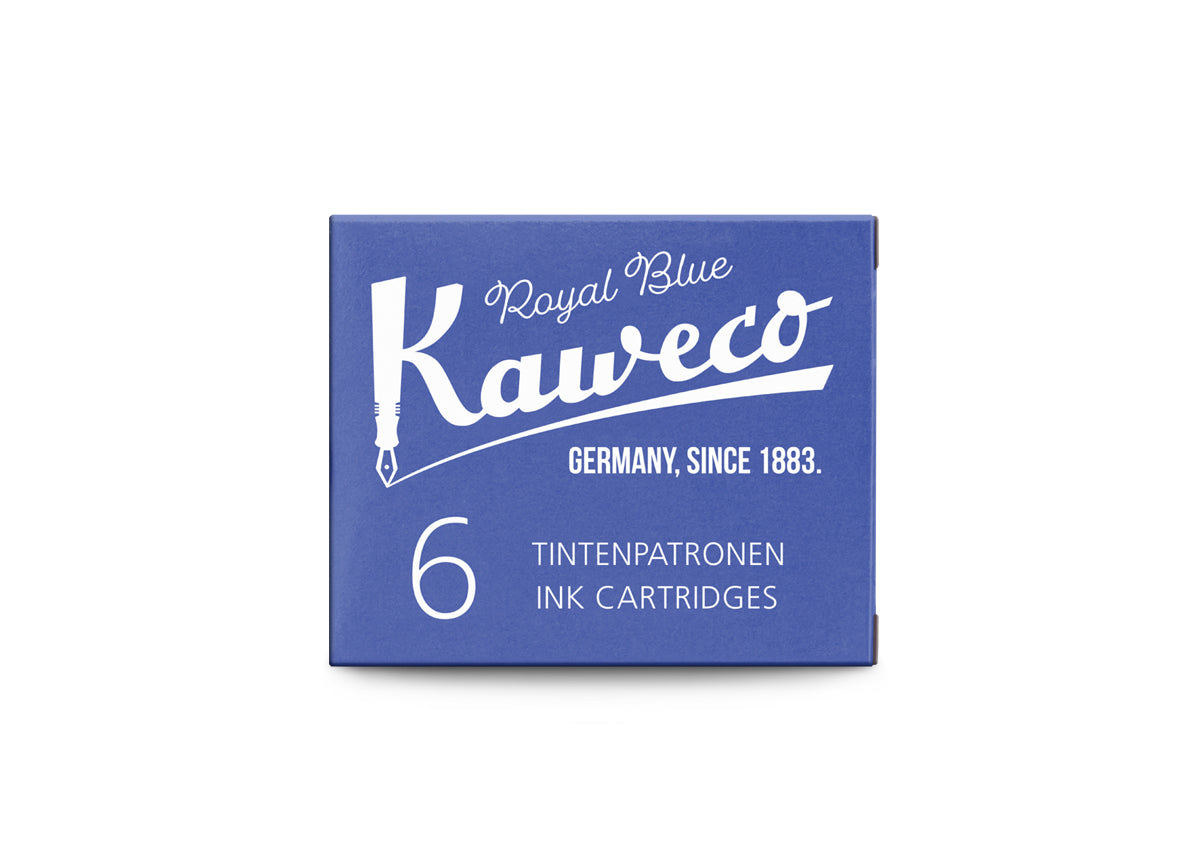 Kaweco - Pack recambio 6 cartuchos tinta - Royal Blue - Azul Real