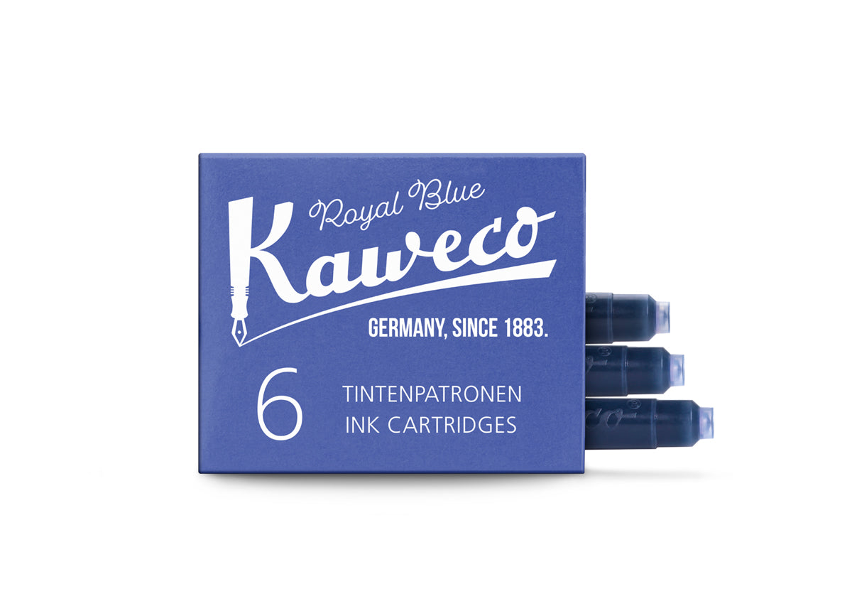 Kaweco - Pack recambio 6 cartuchos tinta - Royal Blue - Azul Real
