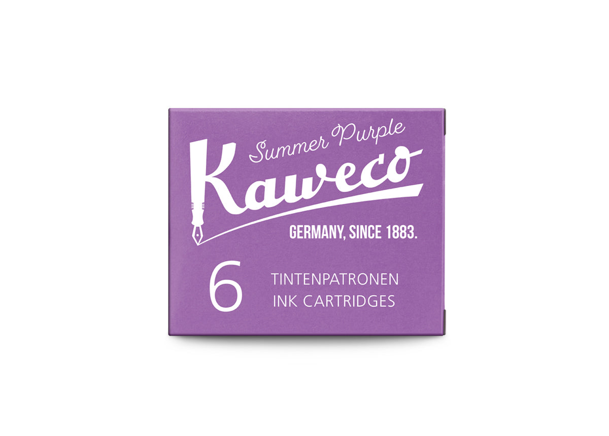 Kaweco - Pack recambio 6 cartuchos tinta - Summer Purple - Berenjena