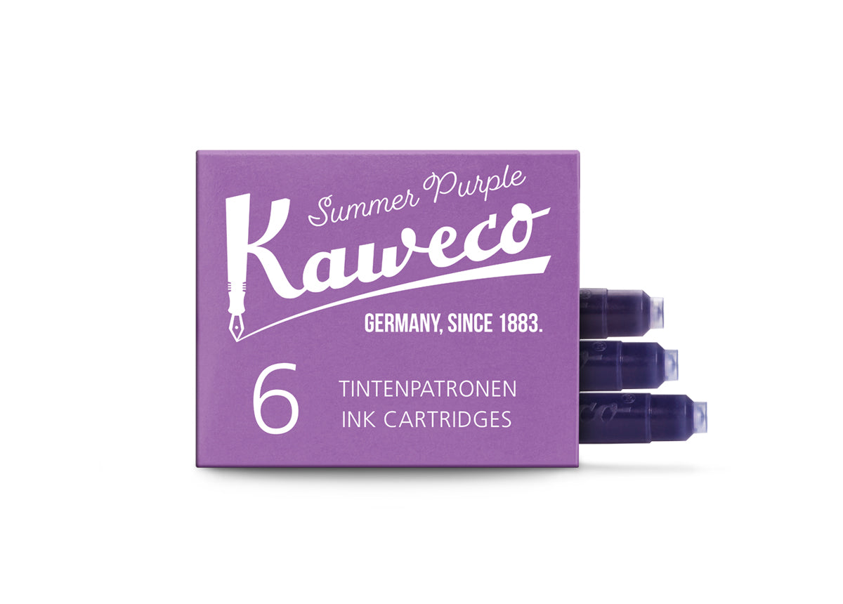 Kaweco - Pack recambio 6 cartuchos tinta - Summer Purple - Berenjena
