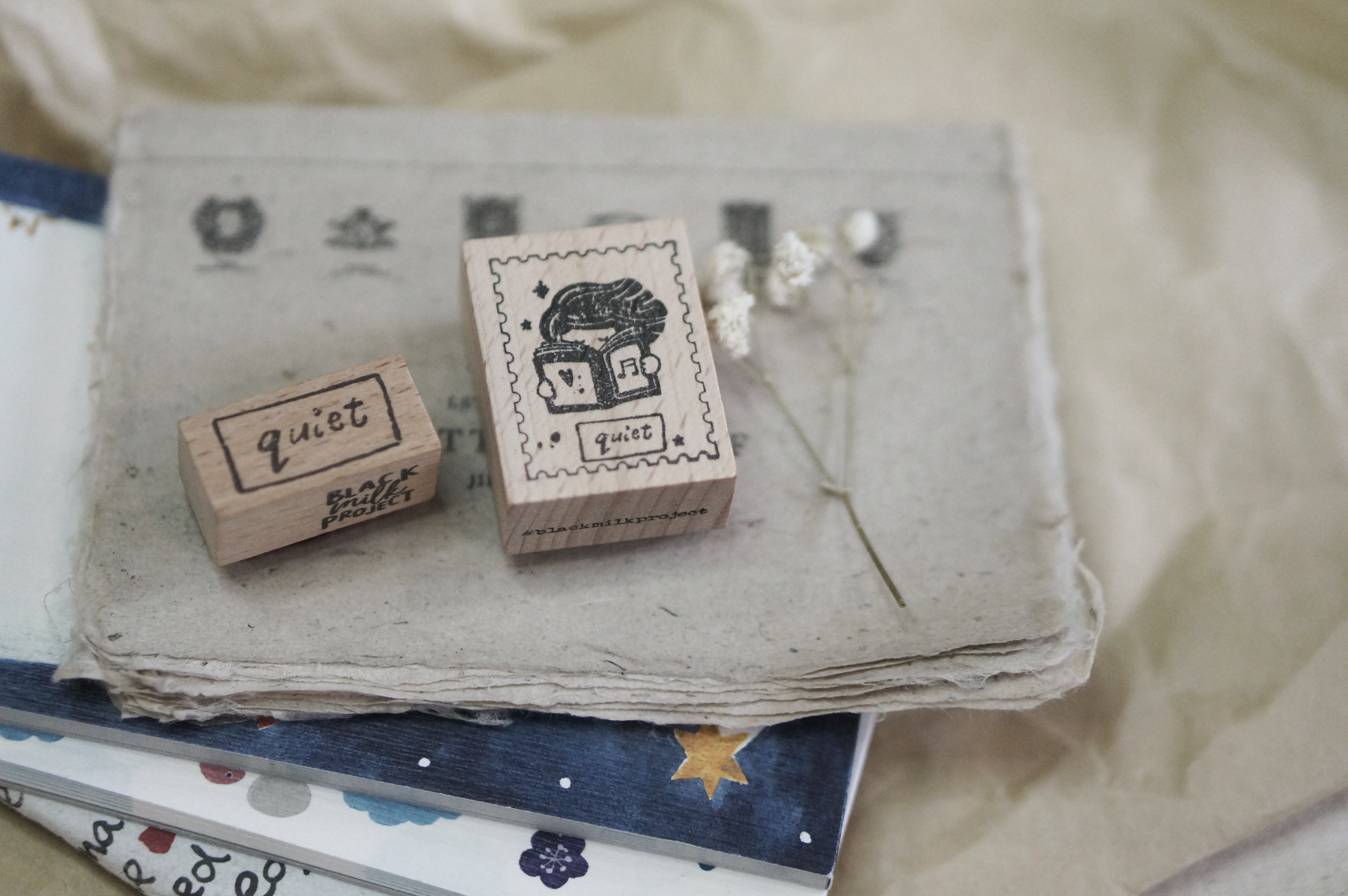 Black Milk Project - Sello de madera - This moment Postal Stamp