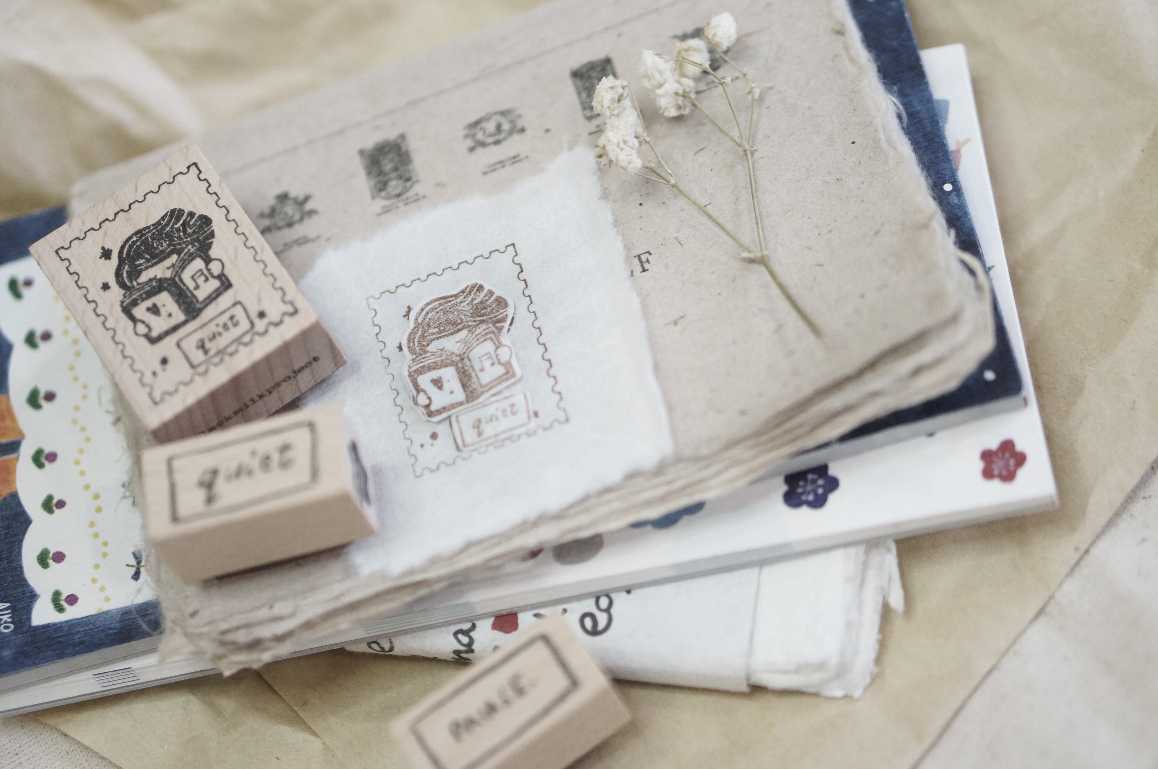 Black Milk Project - Sello de madera - This moment Postal Stamp