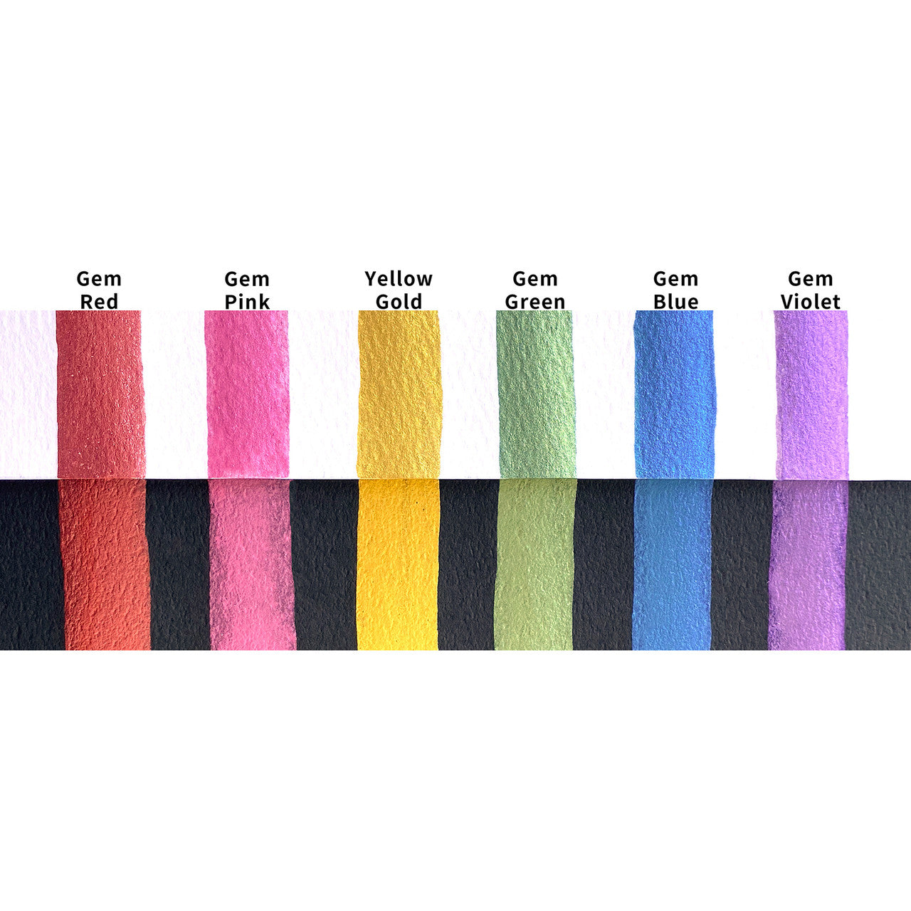 Kuretake - Set de Acuarelas GANSAI TAMBI - Gem Colors