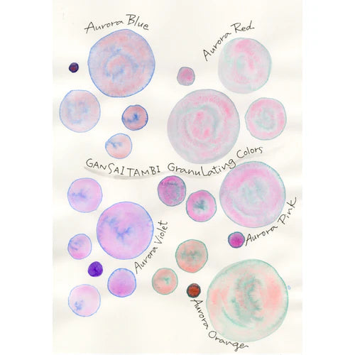 Kuretake - Set de Acuarelas GANSAI TAMBI - Granulating Colors