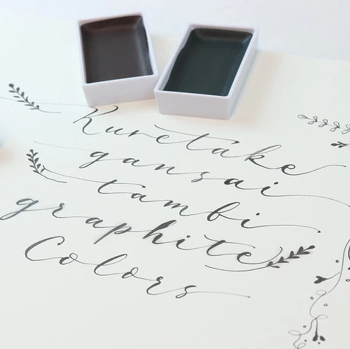 Kuretake - Set de Acuarelas GANSAI TAMBI - Graphite Colors