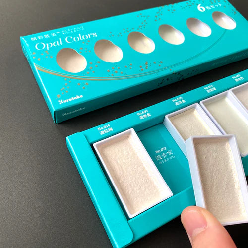 Kuretake - Set de Acuarelas GANSAI TAMBI - Opal Colors