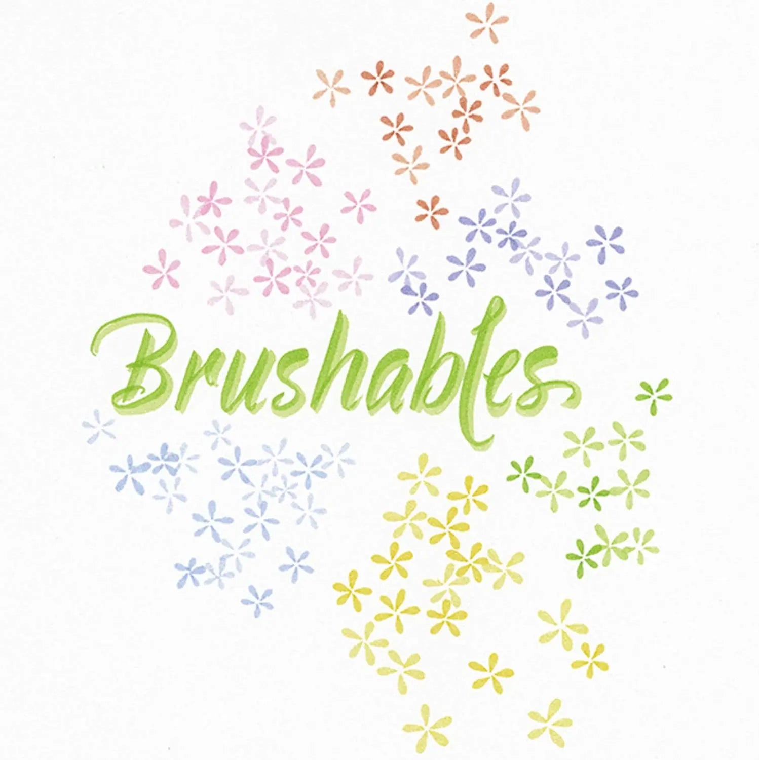 Kuretake - Set 6 Rotuladores Doble Punta Pincel - Pastel - Brushables ZIG