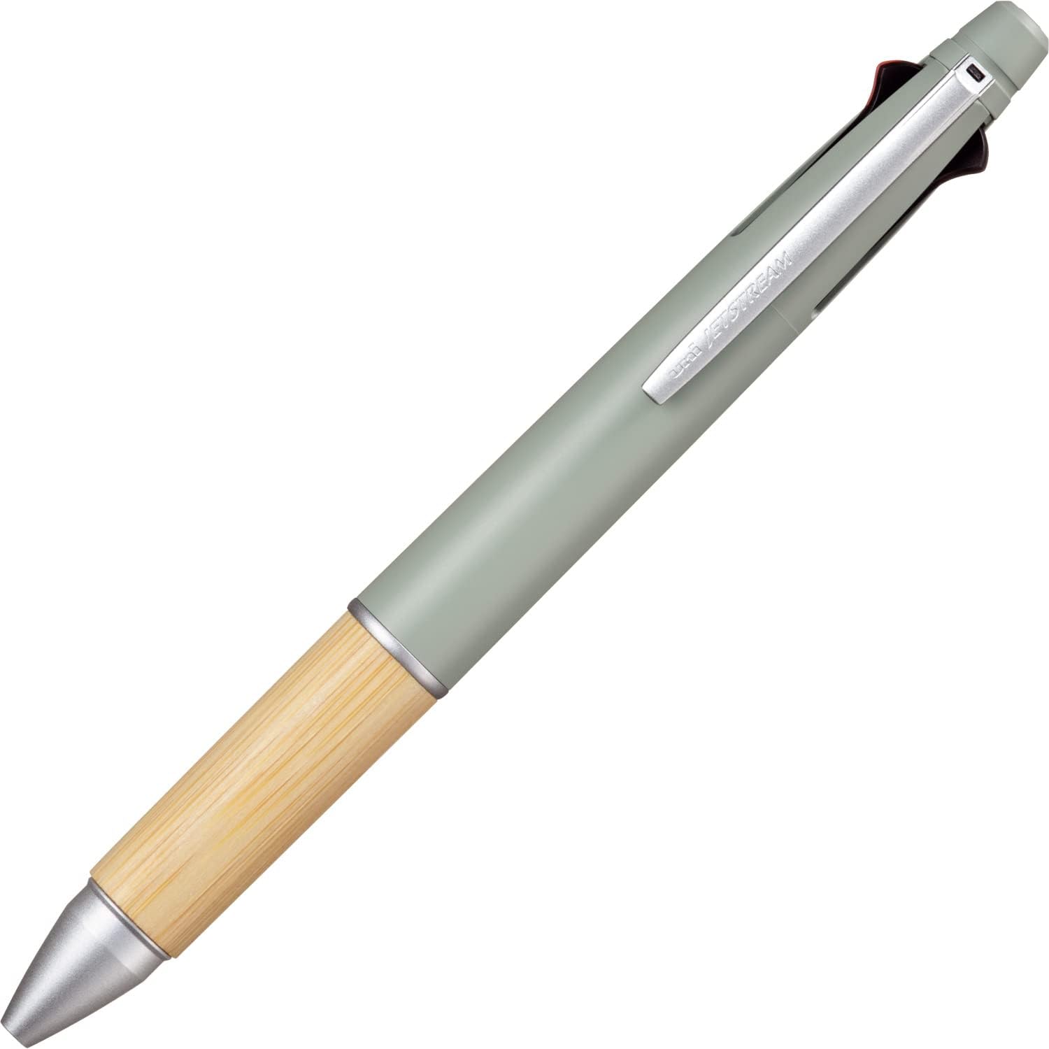 Mitsubishi Uni - Bolígrafo multifunción 4&1 - Sage - Jetstream BAMBOO
