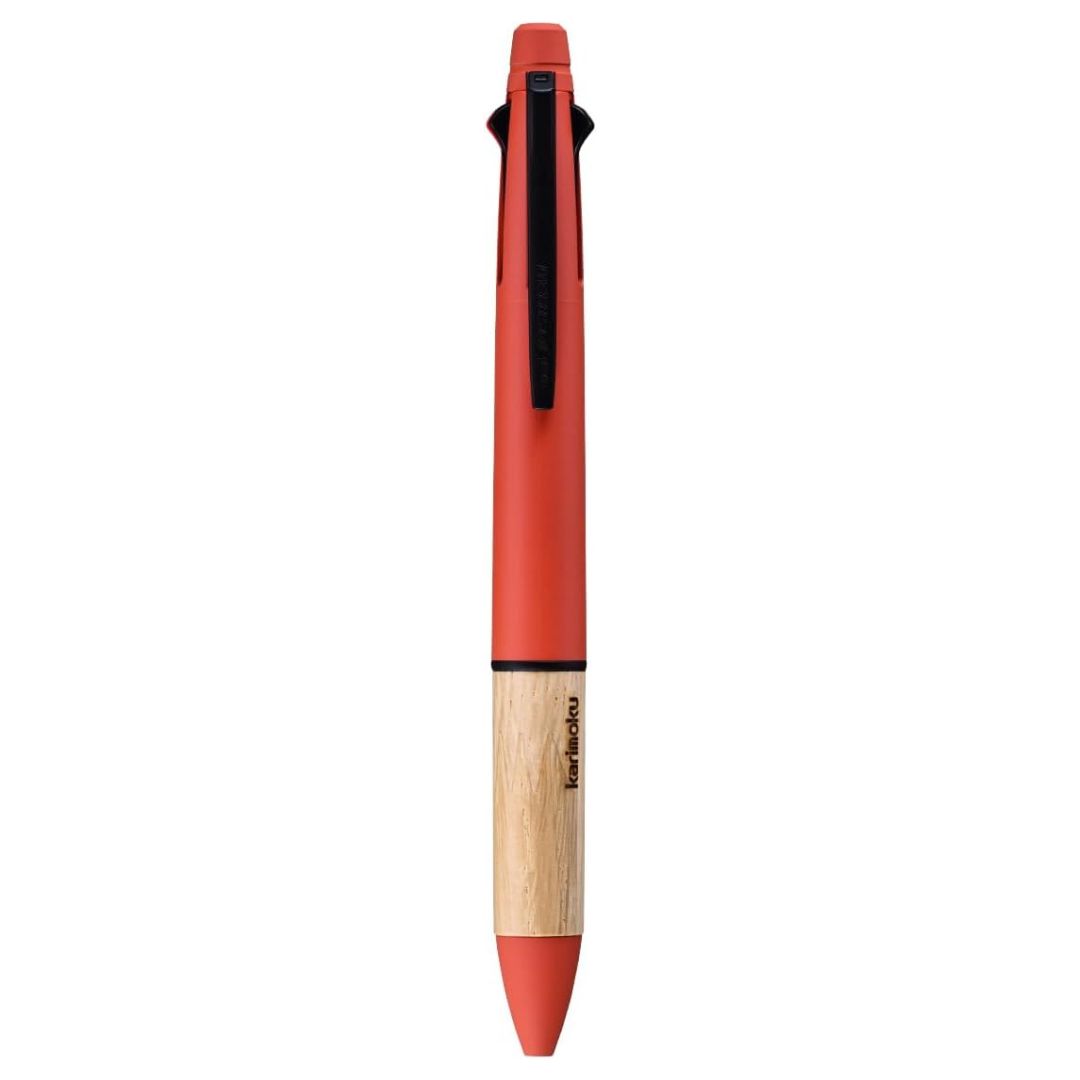 Mitsubishi Uni - Bolígrafo multifunción 4&1 - Sunset Orange - Jetstream x karimoku