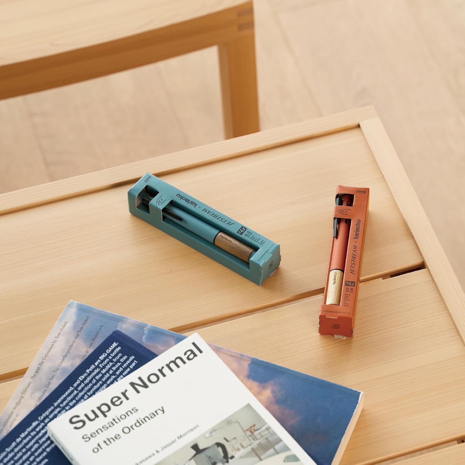 Mitsubishi Uni - Bolígrafo multifunción 4&1 - Steel Blue - Jetstream x karimoku