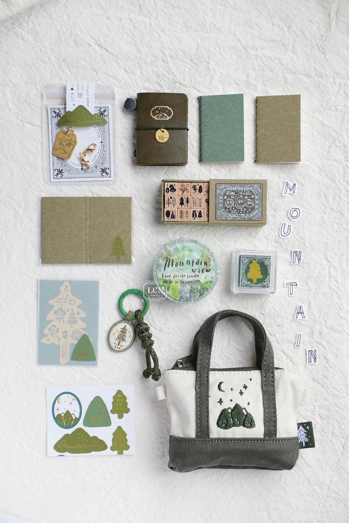 LCN - Mini Tote Stationery Set - Little Mountain