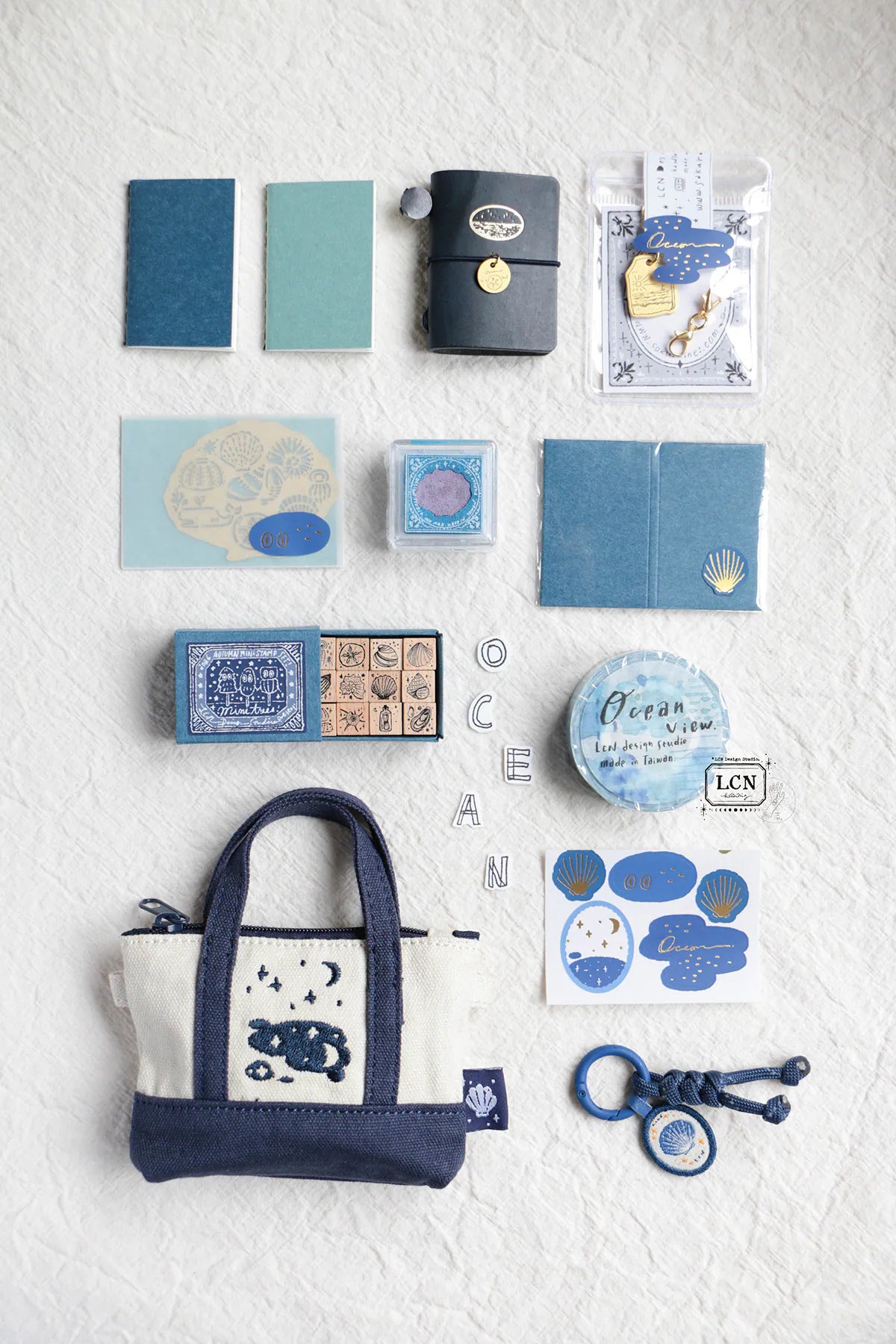 LCN - Mini Tote Stationery Set - Big Ocean
