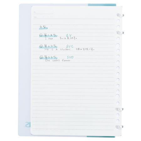 Kokuyo - Archivador Anillas 2x2 - A5 - Azul