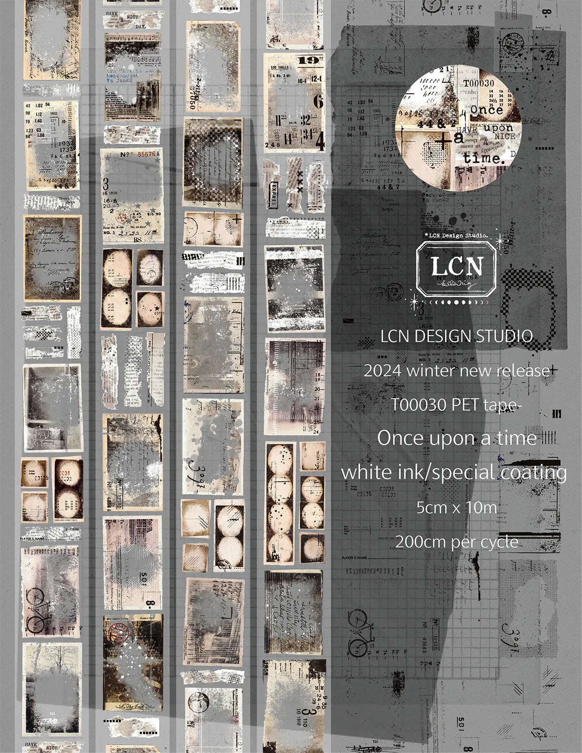 LCN - PET Tape 50 mm - Once upon a time UV Printing