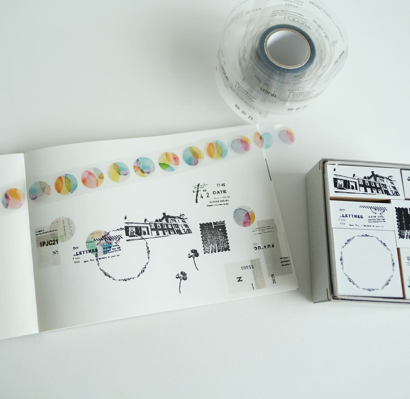 Yohaku - Washi Tape Transparente - Waltz