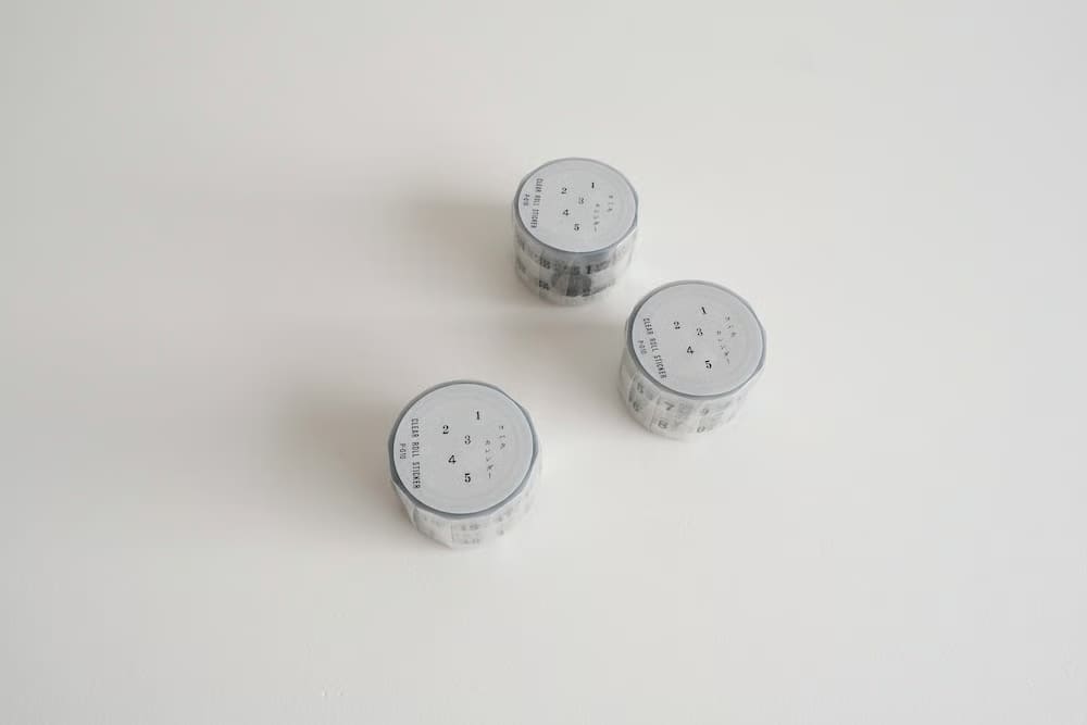 Yohaku - Pegatinas en Rollo - Calendar