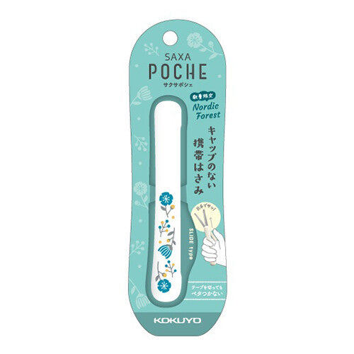 Kokuyo - Tijeras portátiles - Flores - Saxa poche