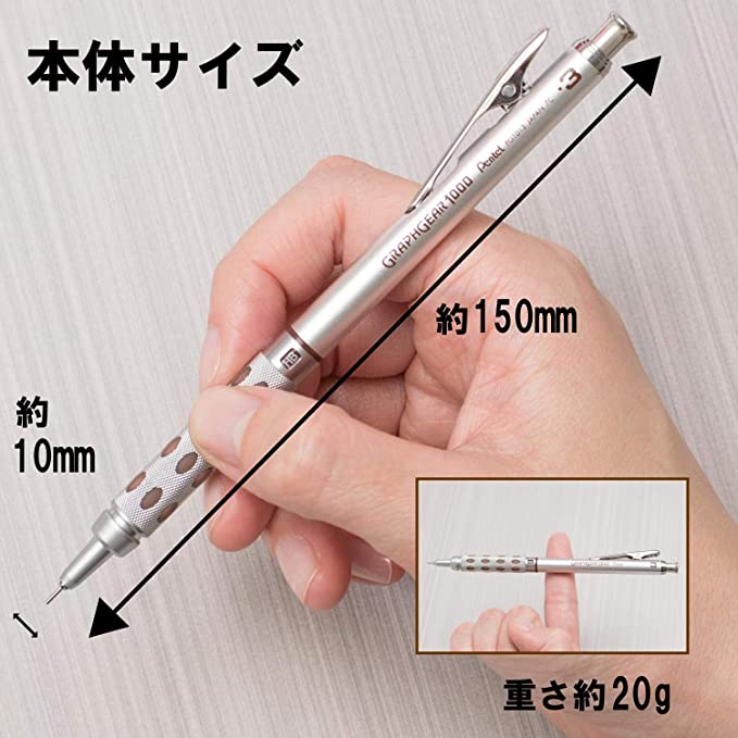 Pentel - Portaminas GraphGear 1000 - 0.4mm