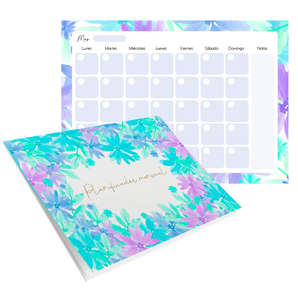 Hannai - Planificador Mensual - Spring