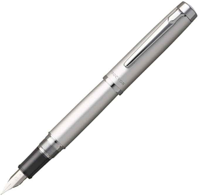 Platinum - Pluma Estilográfica - Satin Silver - PROCYON
