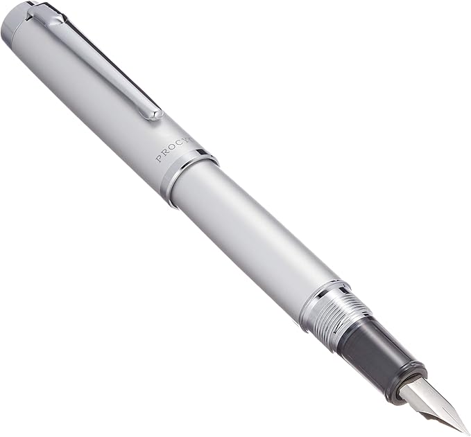 Platinum - Pluma Estilográfica - Satin Silver - PROCYON
