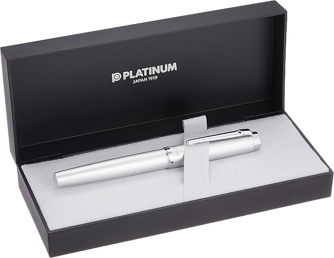 Platinum - Pluma Estilográfica - Satin Silver - PROCYON