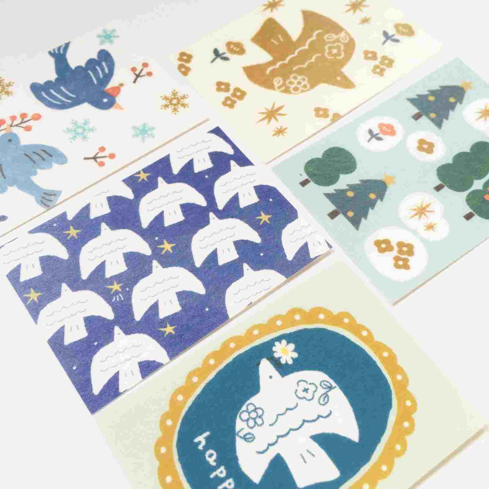 Furukawashiko - Pegatinas Pájaro - 20 ud - DecoSeal