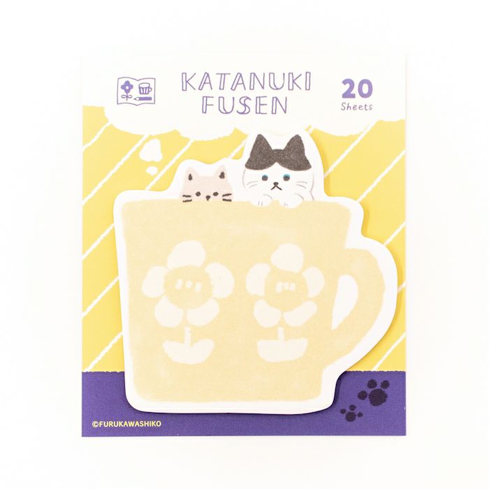 Furukawashiko - Bloc de Notas Troqueladas - 20 ud - Mugcup Cat