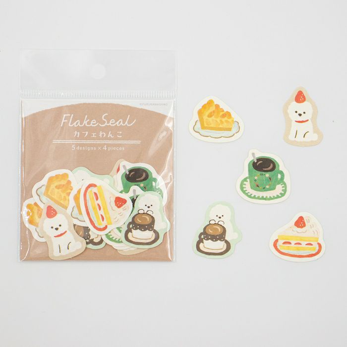 Furukawashiko - Pegatinas Invierno Flake Seal 20ud - Kafe Wanko