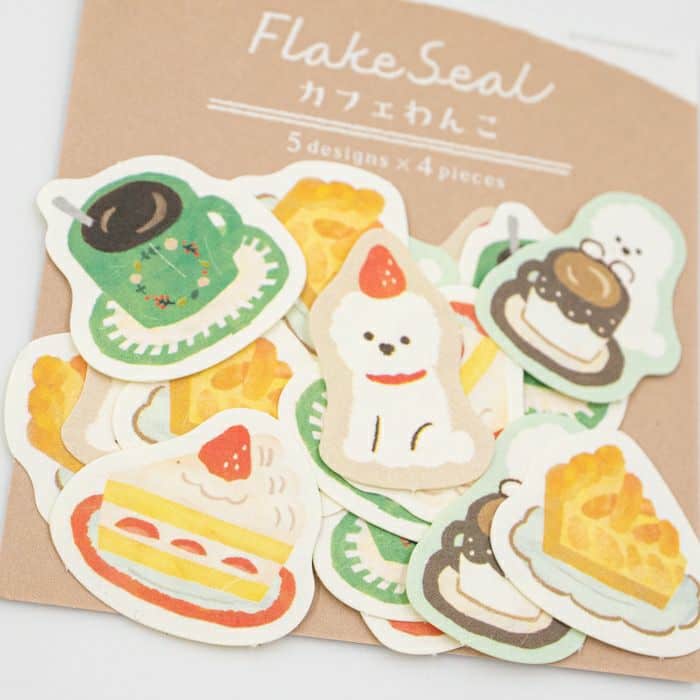 Furukawashiko - Pegatinas Invierno Flake Seal 20ud - Kafe Wanko