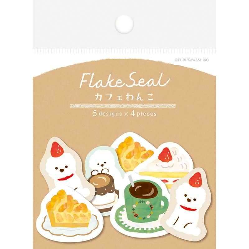 Furukawashiko - Pegatinas Invierno Flake Seal 20ud - Kafe Wanko