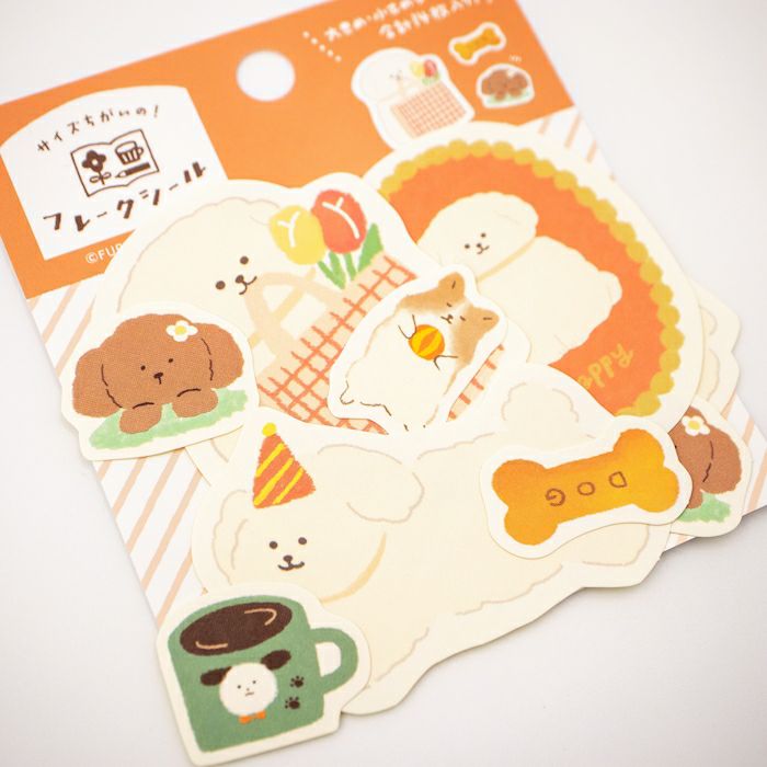 Furukawashiko - Pegatinas Flake Sticker 14ud - Dogs
