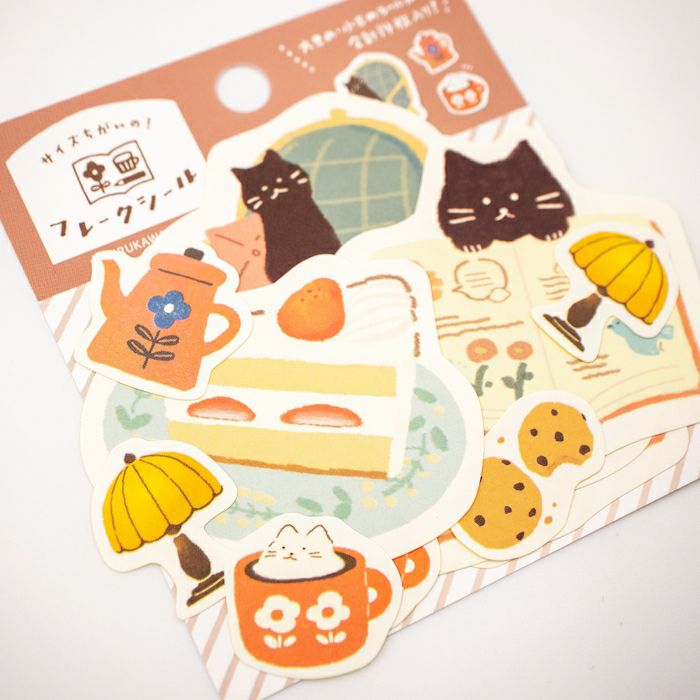 Furukawashiko - Pegatinas Flake Sticker 14ud - Relaxing Time