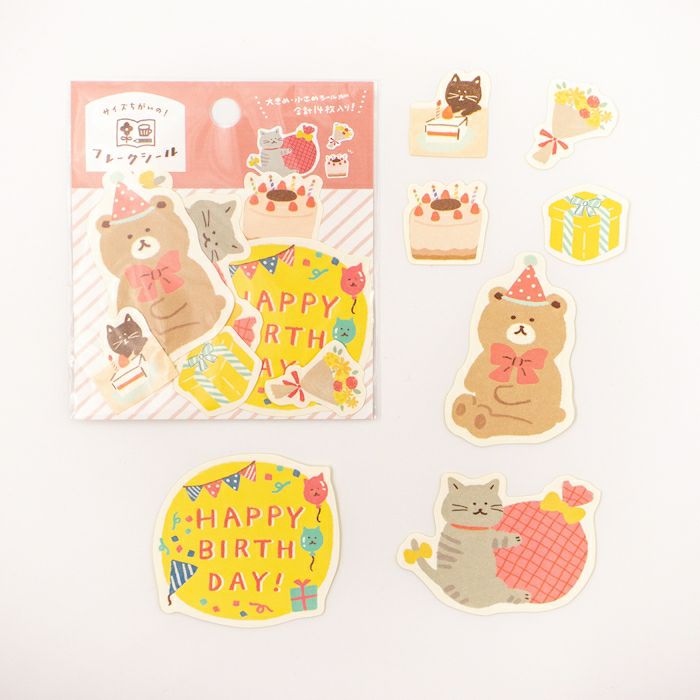 Furukawashiko - Pegatinas Flake Sticker 14ud - Celebration