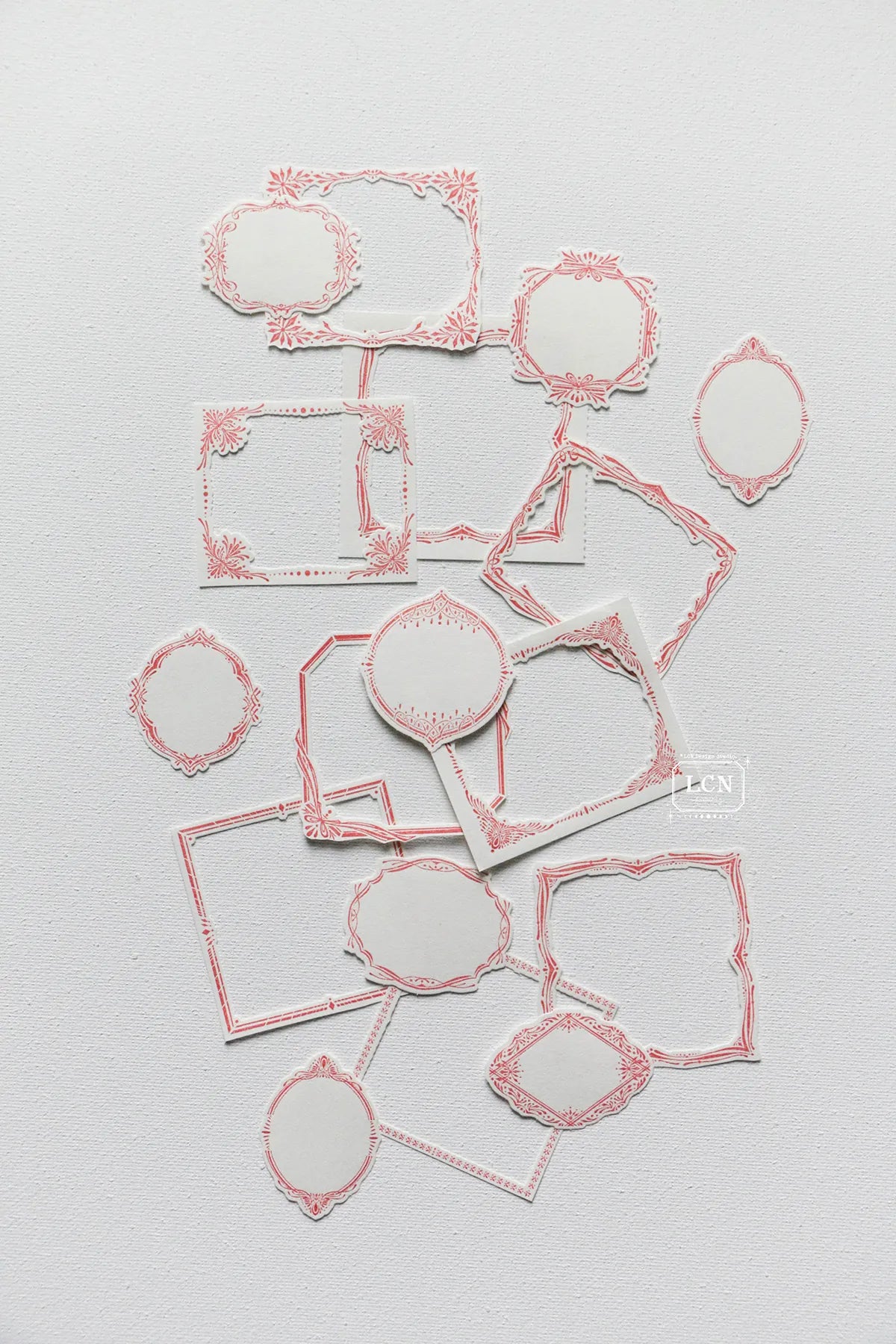 LCN - Bloc de Notas Troqueladas - Retro Frames Letterpress