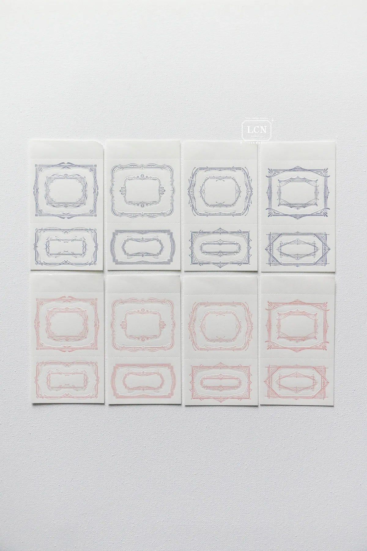 LCN - Bloc de Notas Troqueladas - Retro Frames Letterpress