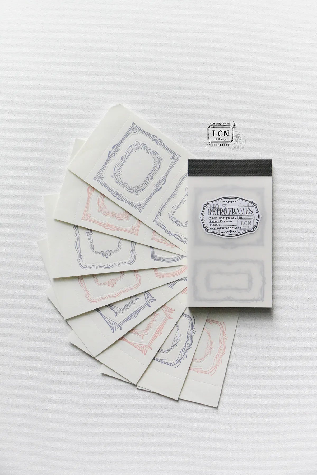 LCN - Bloc de Notas Troqueladas - Retro Frames Letterpress
